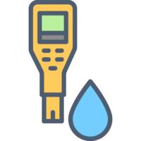 pH probe electrode 3' lead wire